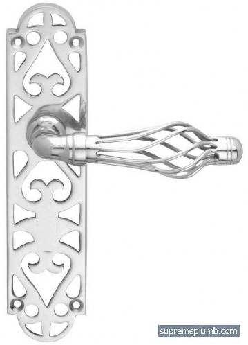 Jali Fretwork Lever Latch - Chrome Plated -  DISCONTINUED 